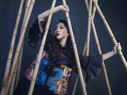 'Chim công làng múa' Linh Nga gây ấn tượng với loạt thiết kế thổ cẩm đẹp mắt